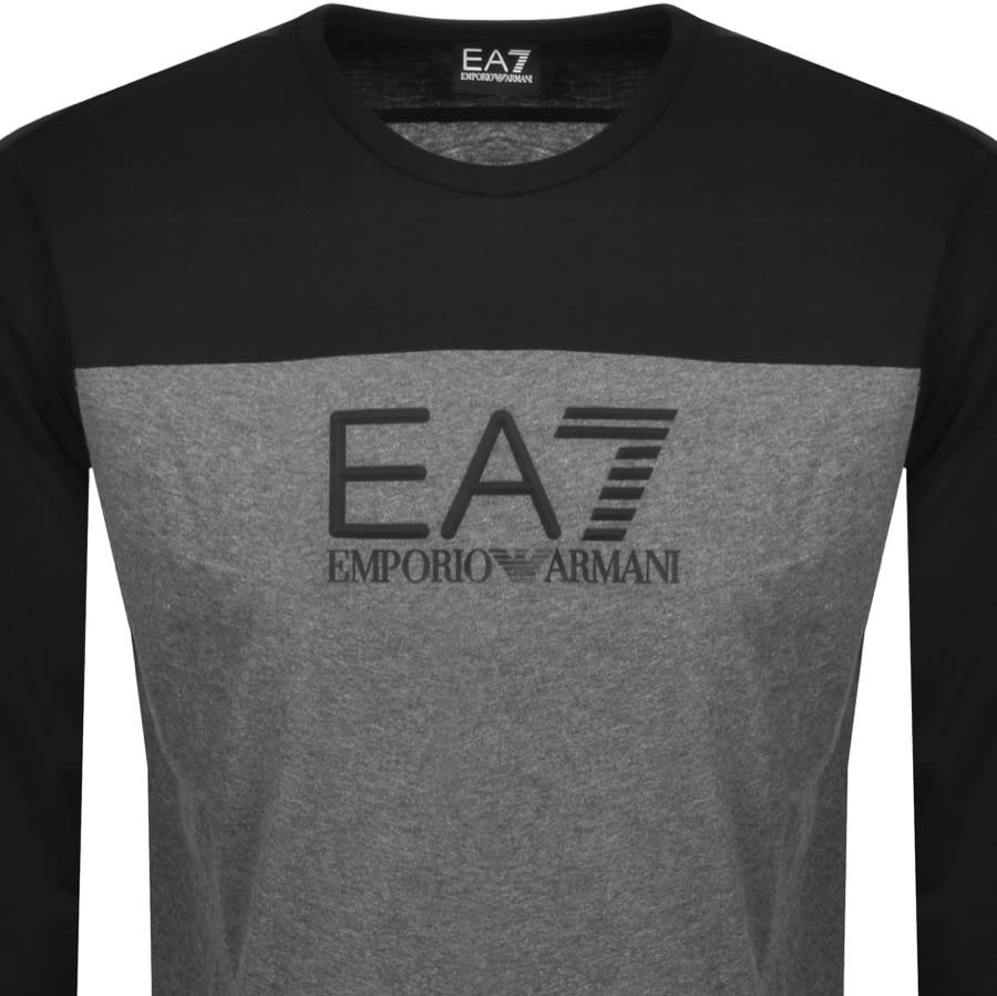 Alternative Image for ProductEA7 Emporio Armani Long Sleeve T Shirt Black2